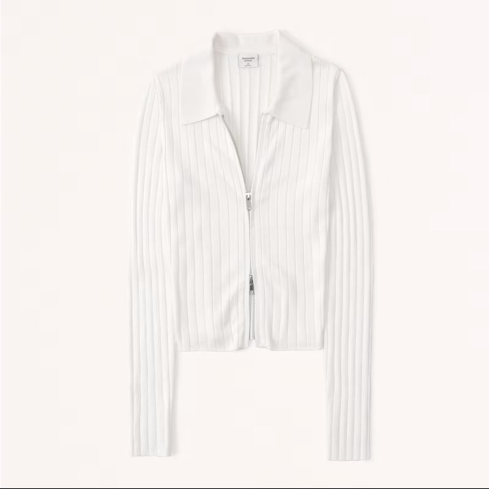 Abercrombie & Fitch Double Zip Cardigan NWOT